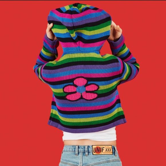 Unif Astera Sweater Cardigan Hoodie 